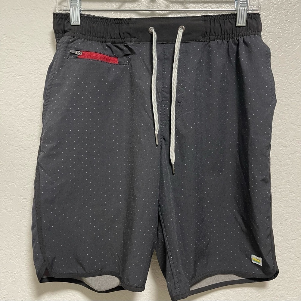 Vuori Performance Polka-Dot Drawstring Hybrid Beach Athletic Shorts Size Small - Picture 2 of 6